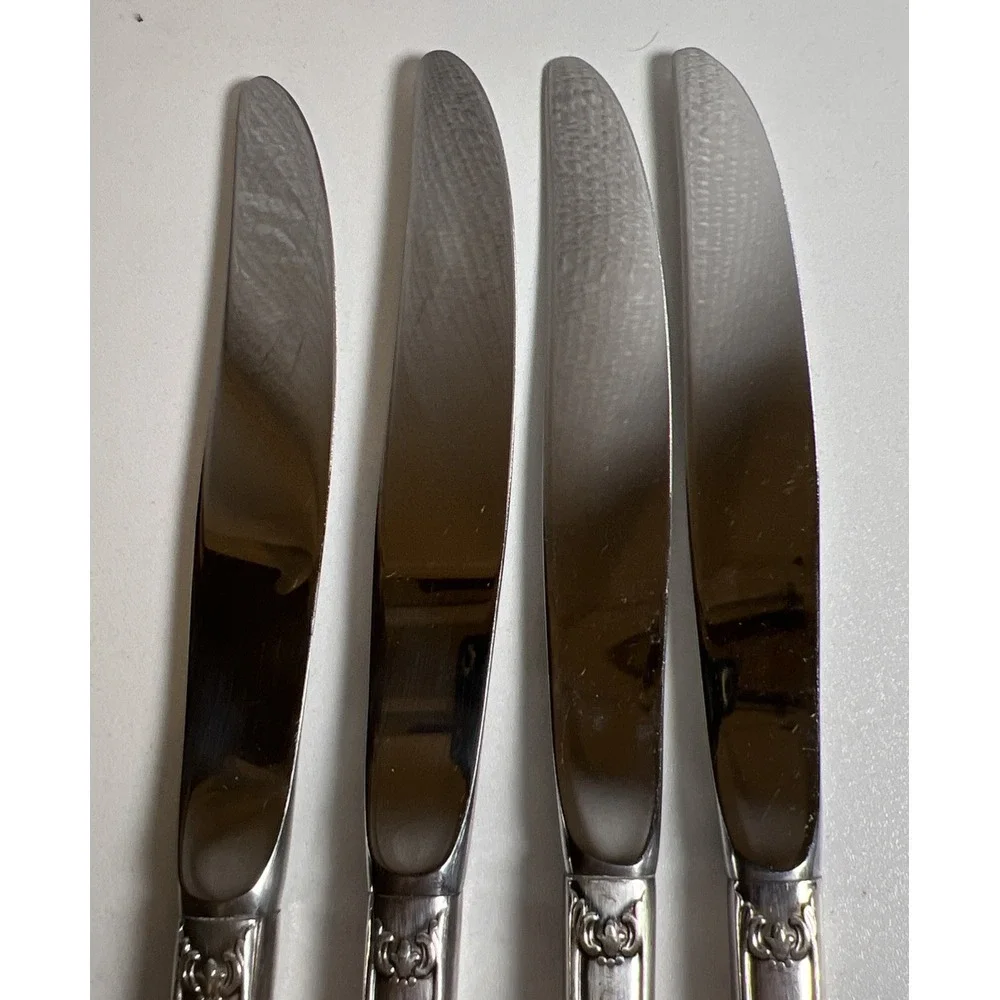 Rogers Bros 1847‎ DINNER KNIVE Silverware REFLECTION Excellent! Set Of 4